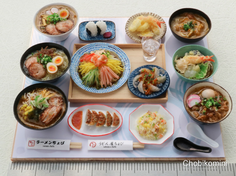ミニチュア☆麺類で一週間セット | ちょび子のミニチュアフード